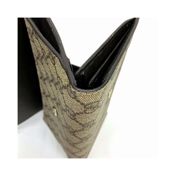 Pre Loved Gucci GG Marmont Beige Canvas Wallet Women - Picture 3 of 8